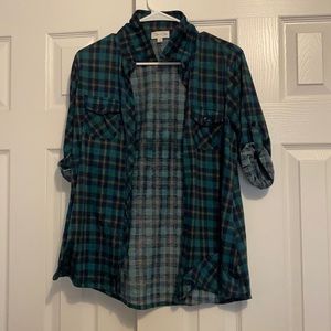 short sleeve flannel